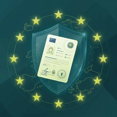 digitales Siegel grafische Abbildung